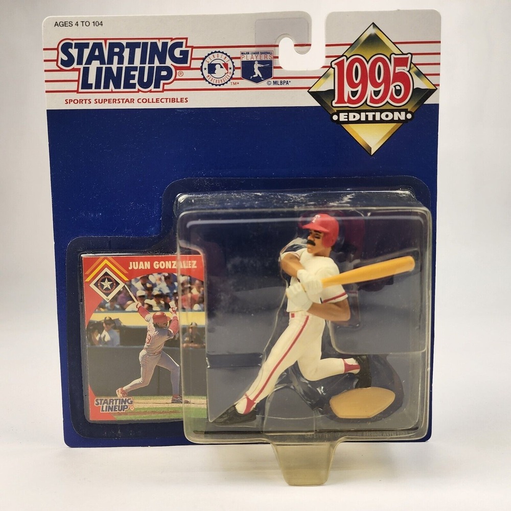 Starting Lineup 1995 MLB‎ Baseball Juan Gonzalez Kenner Figure Card